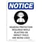 Signmission OSHA Sign, Hearing Protection, 14in X 10in Aluminum, 10" W, 14" H, Portrait, OS-NS-A-1014-V-13428 OS-NS-A-1014-V-13428 - alternate 1